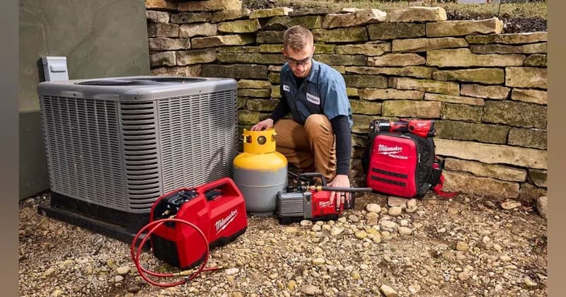 Milwaukee Tool представила первые в отрасли HVACR полностью беспроводные решения для сервисных выездов