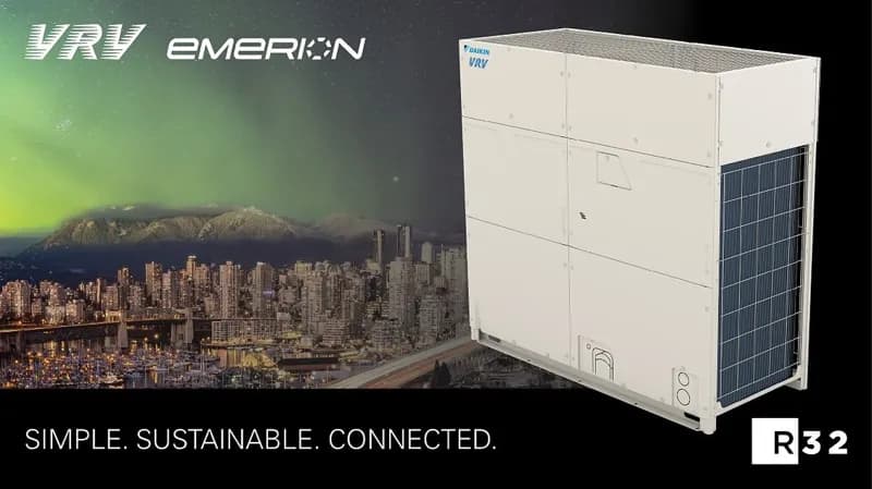 Daikin представила улучшенные коммерческие тепловые насосы