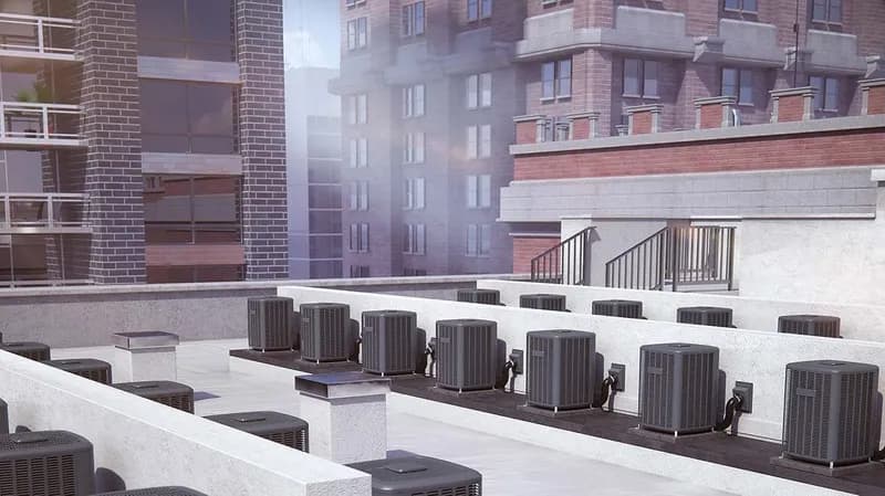 Консолидация кровельных проходов: растущий тренд в проектировании систем HVAC для многоквартирных зданий